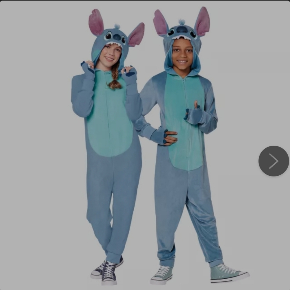 Stitch costume , jumpsuit medium 8 - 10